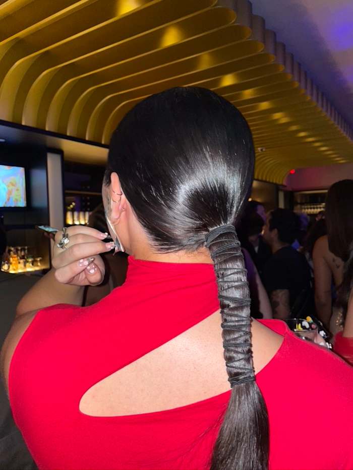 Yumi Nu's tightly wrapped pony.